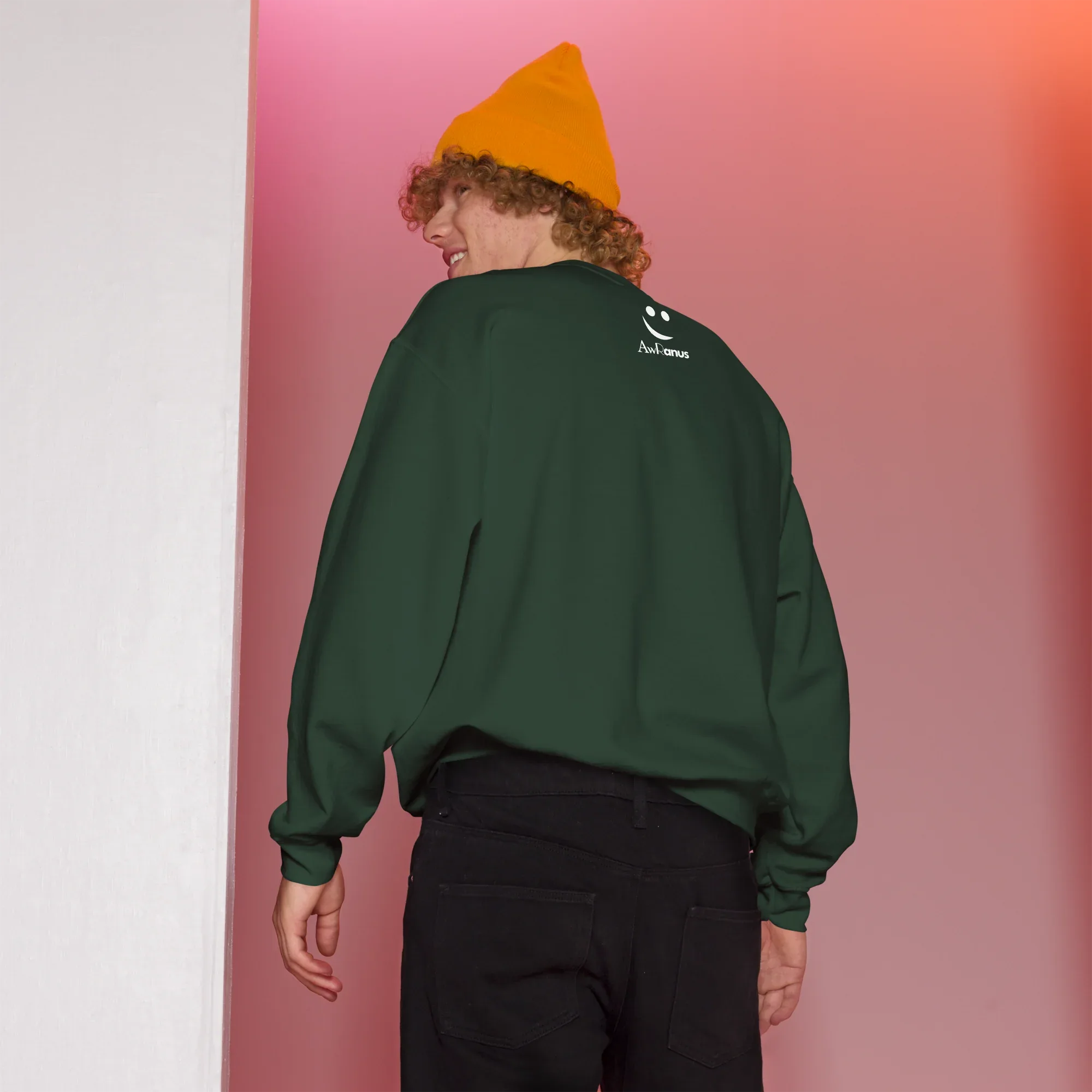 Unisex | Embrace The Journey - Sweatshirt Sweatshirt AwRans Clothing unisex-crew-neck-sweatshirt-forest-green-back-675198da5820d
