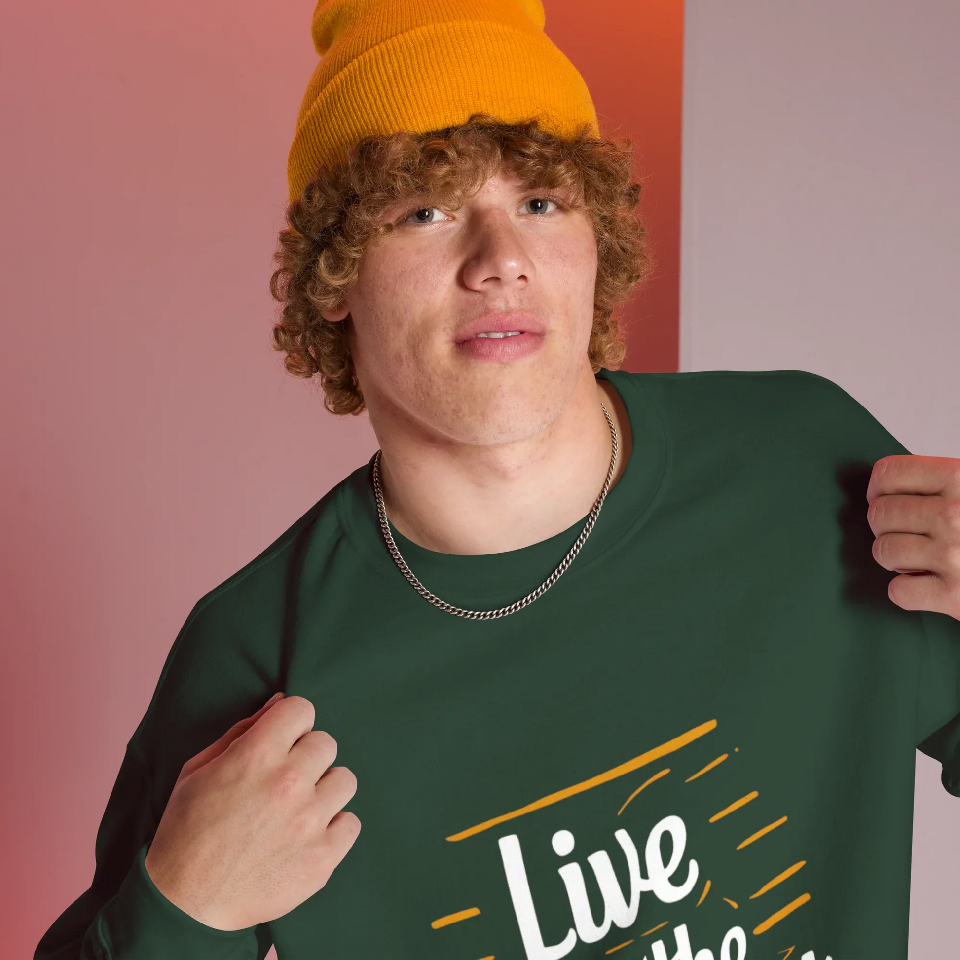 Unisex | Live In The Moment Sweatshirt - AwRans Clothing