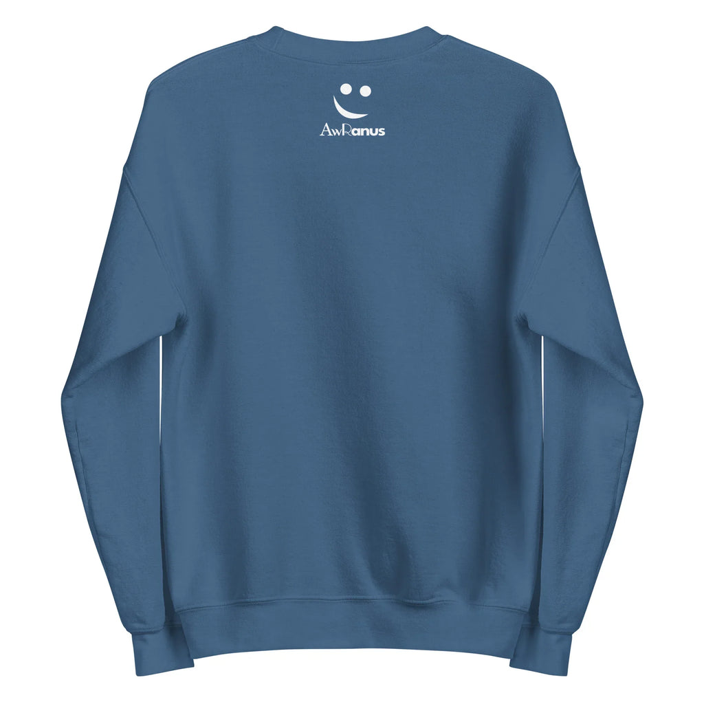 Unisex | Stay Cozy - Sweatshirt Sweatshirt AwRans Clothing unisex-crew-neck-sweatshirt-indigo-blue-back-6750e3569be58