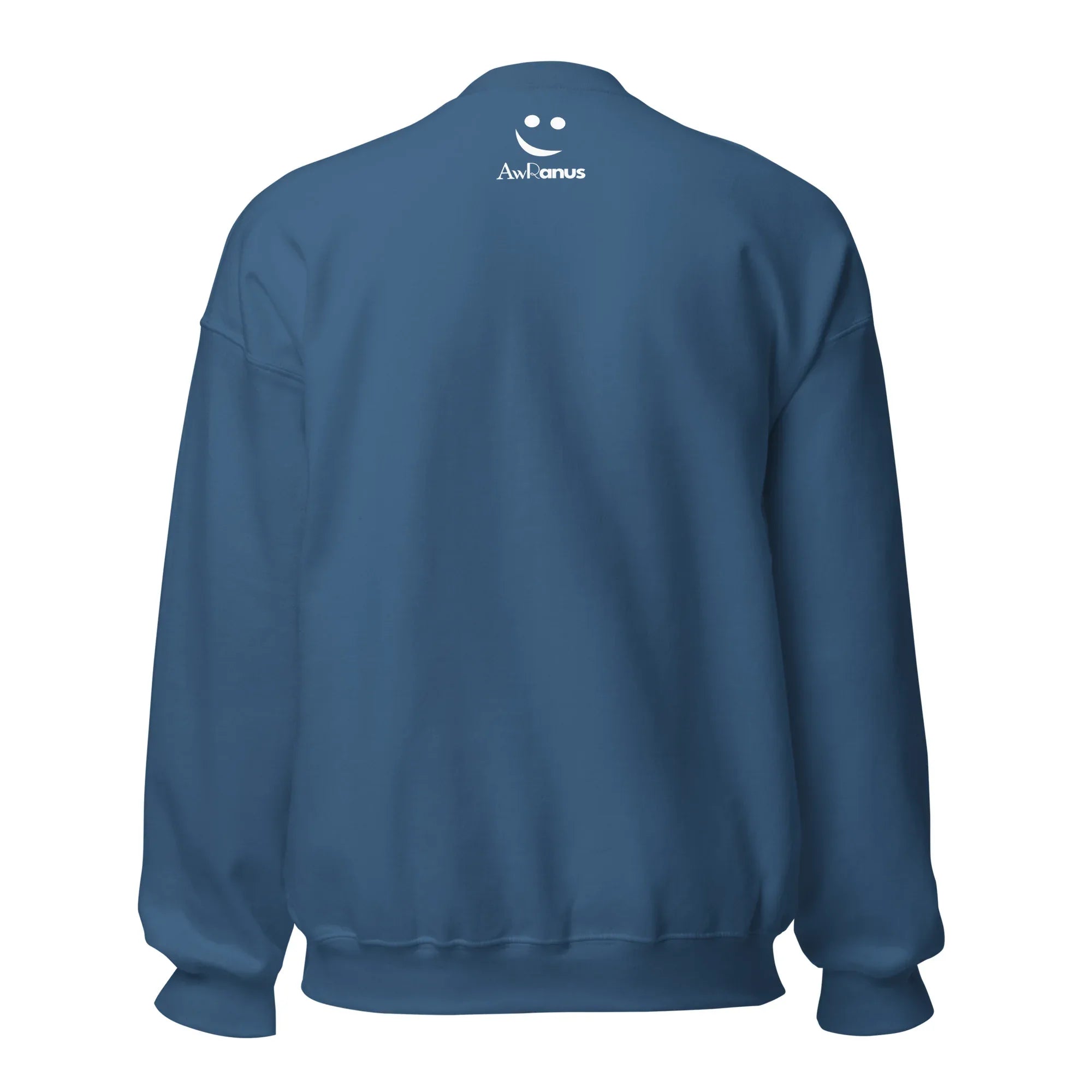 Unisex | Embrace The Journey - Sweatshirt Sweatshirt AwRans Clothing unisex-crew-neck-sweatshirt-indigo-blue-back-6750f5f479dd7