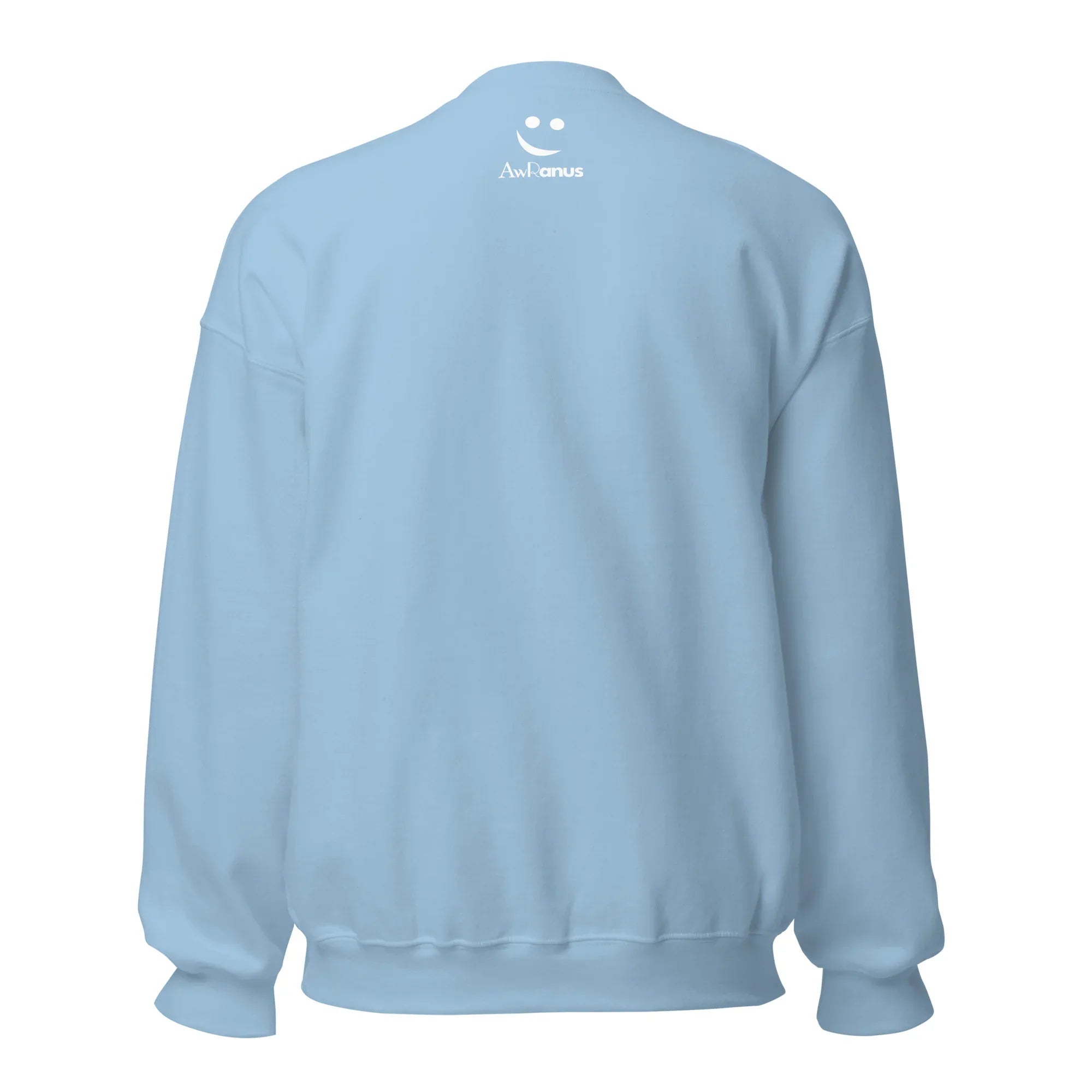 Unisex | Passion Fuels Purpose - Sweatshirt Sweatshirt AwRans Clothing unisex-crew-neck-sweatshirt-light-blue-back-6750f131cedb9