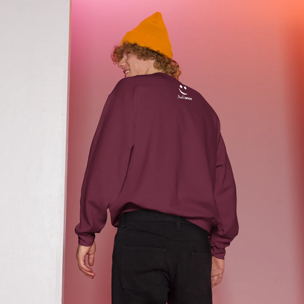 Unisex | Stay True, Stay You, Stay Strong - Sweatshirt Sweatshirt AwRans Clothing unisex-crew-neck-sweatshirt-maroon-back-67518d8413590