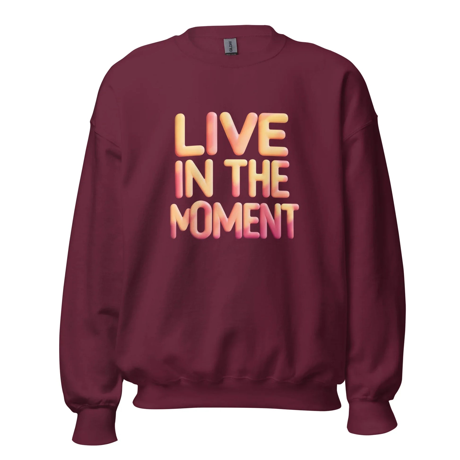 Unisex | Live In The Moment Sweatshirt - AwRans Clothing