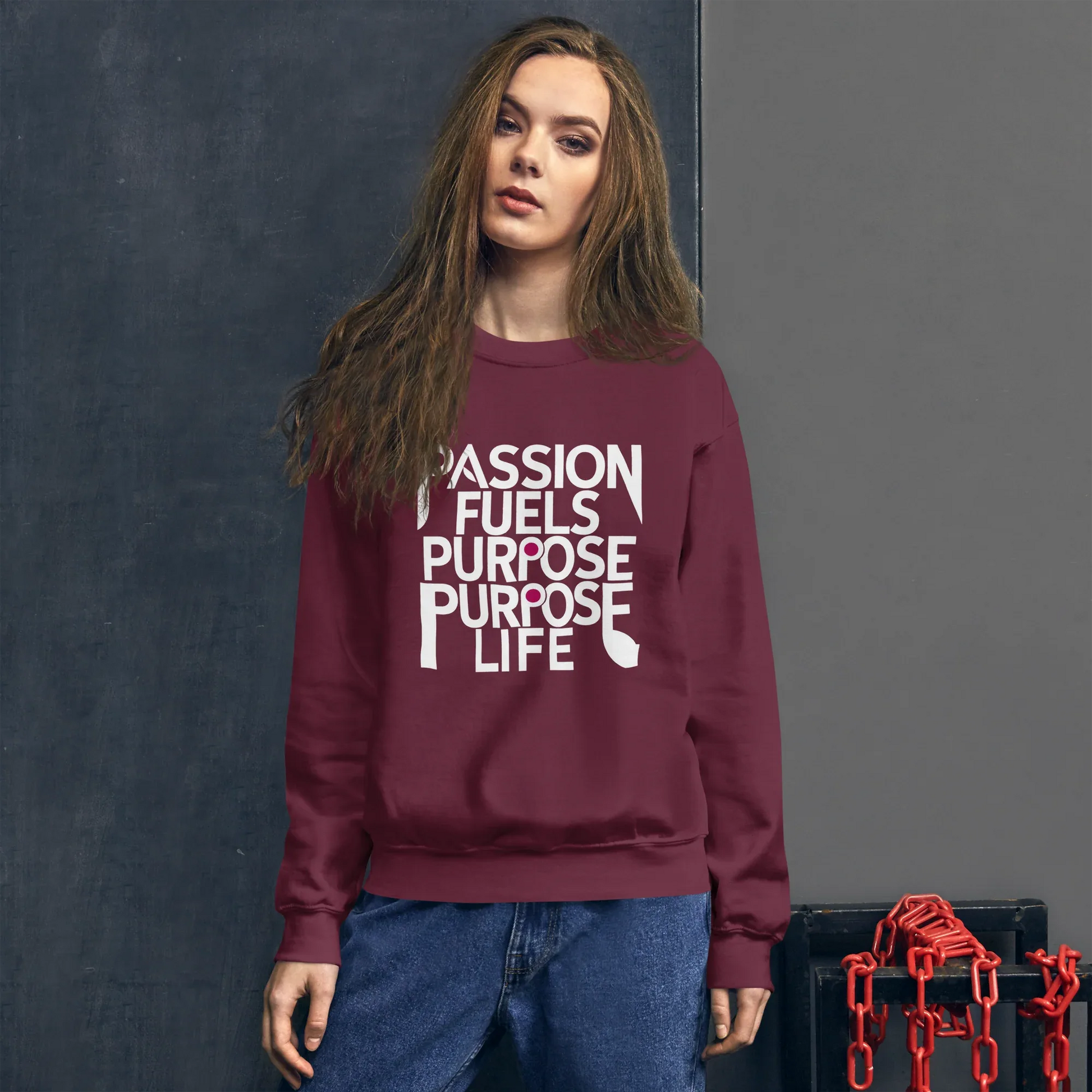 Unisex | Passion Fuels Purpose - Sweatshirt - AwRans Clothing