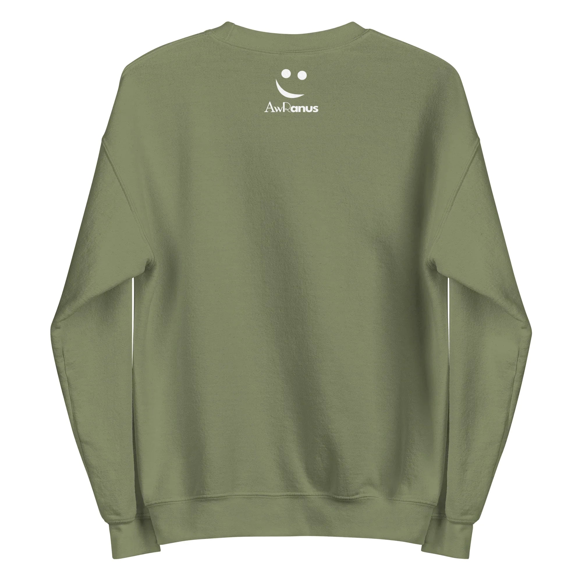 Unisex | Stay Cozy - Sweatshirt Sweatshirt AwRans Clothing unisex-crew-neck-sweatshirt-military-green-back-6750e356b5f5d