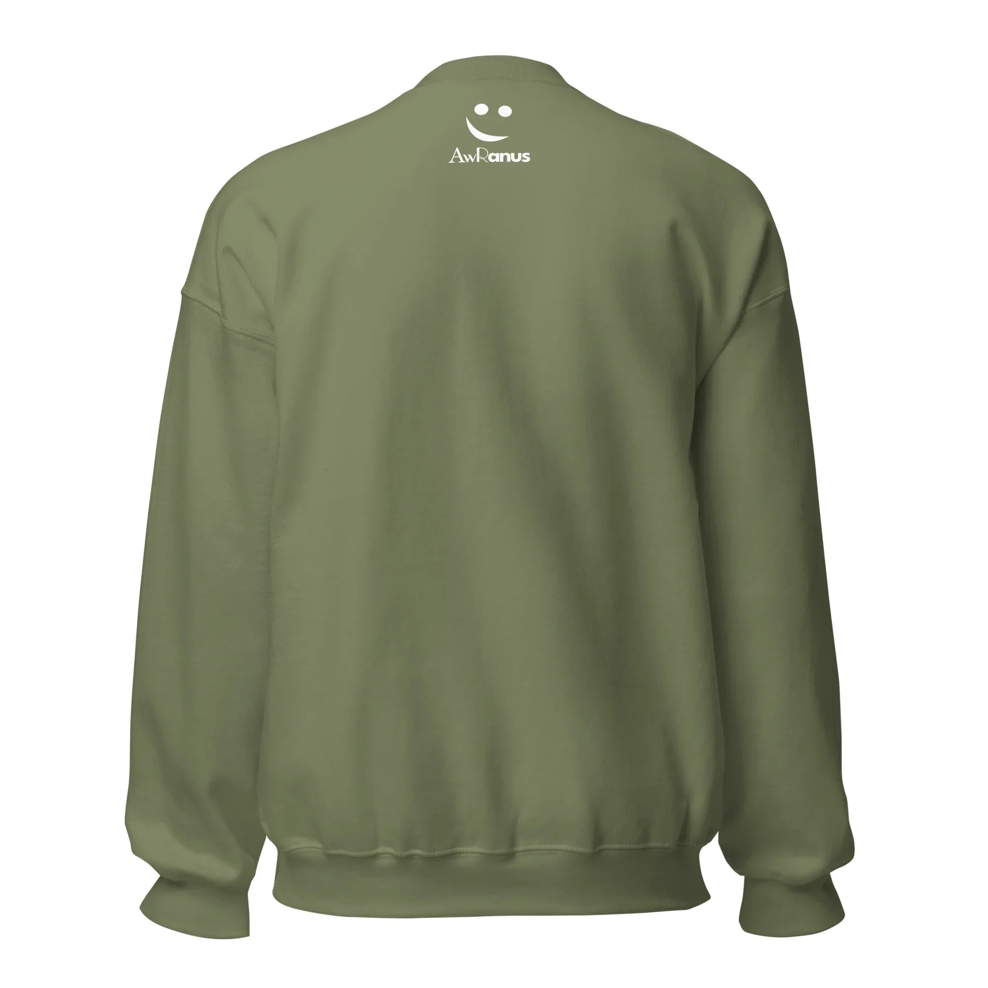 Unisex | Stay True, Stay You, Stay Strong - Sweatshirt Sweatshirt AwRans Clothing unisex-crew-neck-sweatshirt-military-green-back-6750fc1490e47