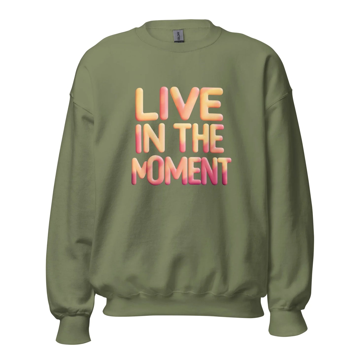 Unisex | Live In The Moment Sweatshirt - AwRans Clothing