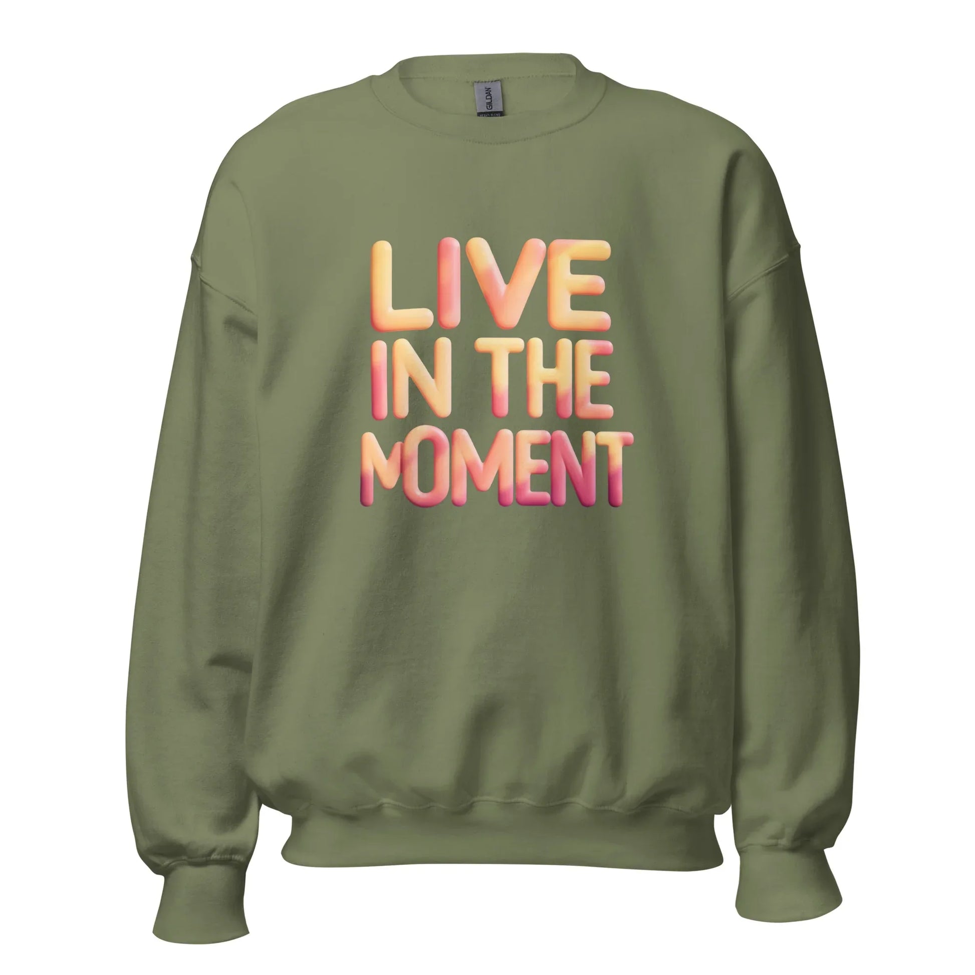 Unisex | Live In The Moment Sweatshirt - AwRans Clothing