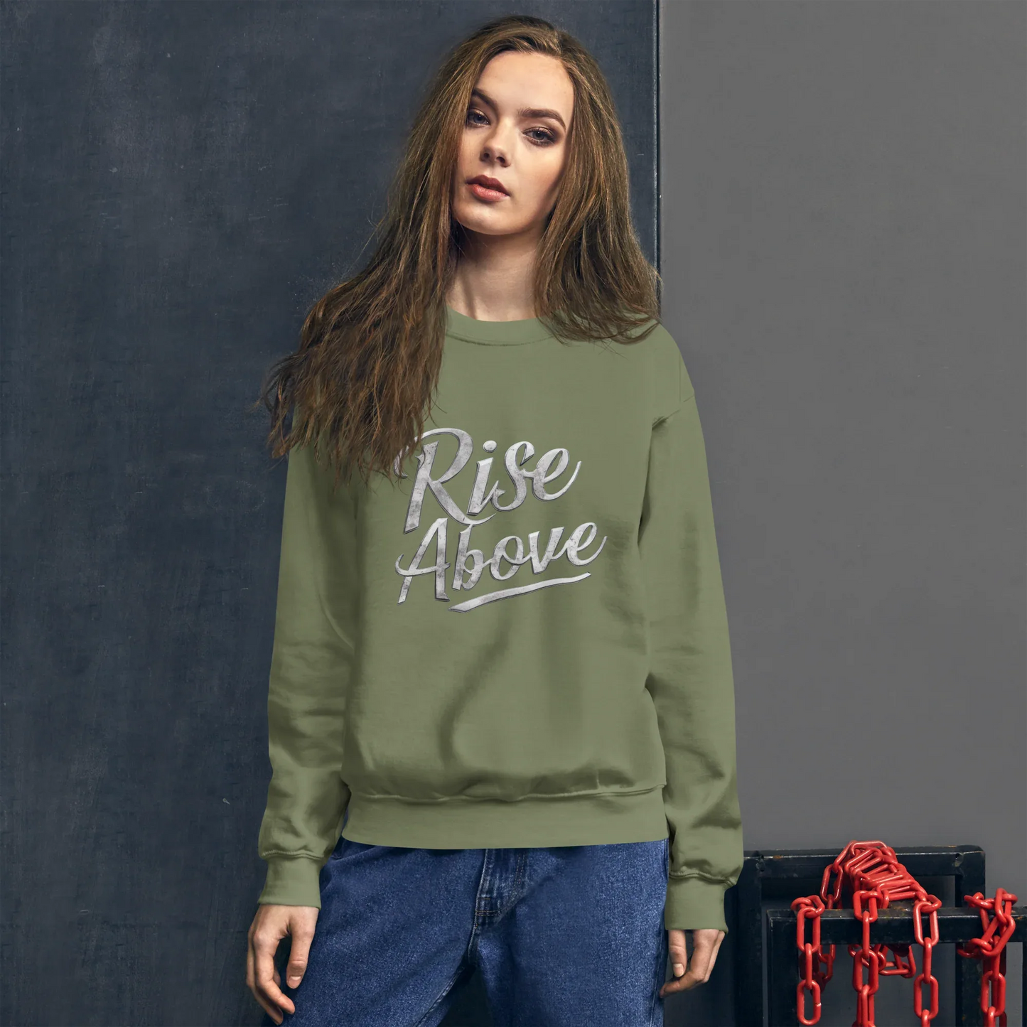 Unisex | Rise Above - Sweatshirt - AwRans Clothing