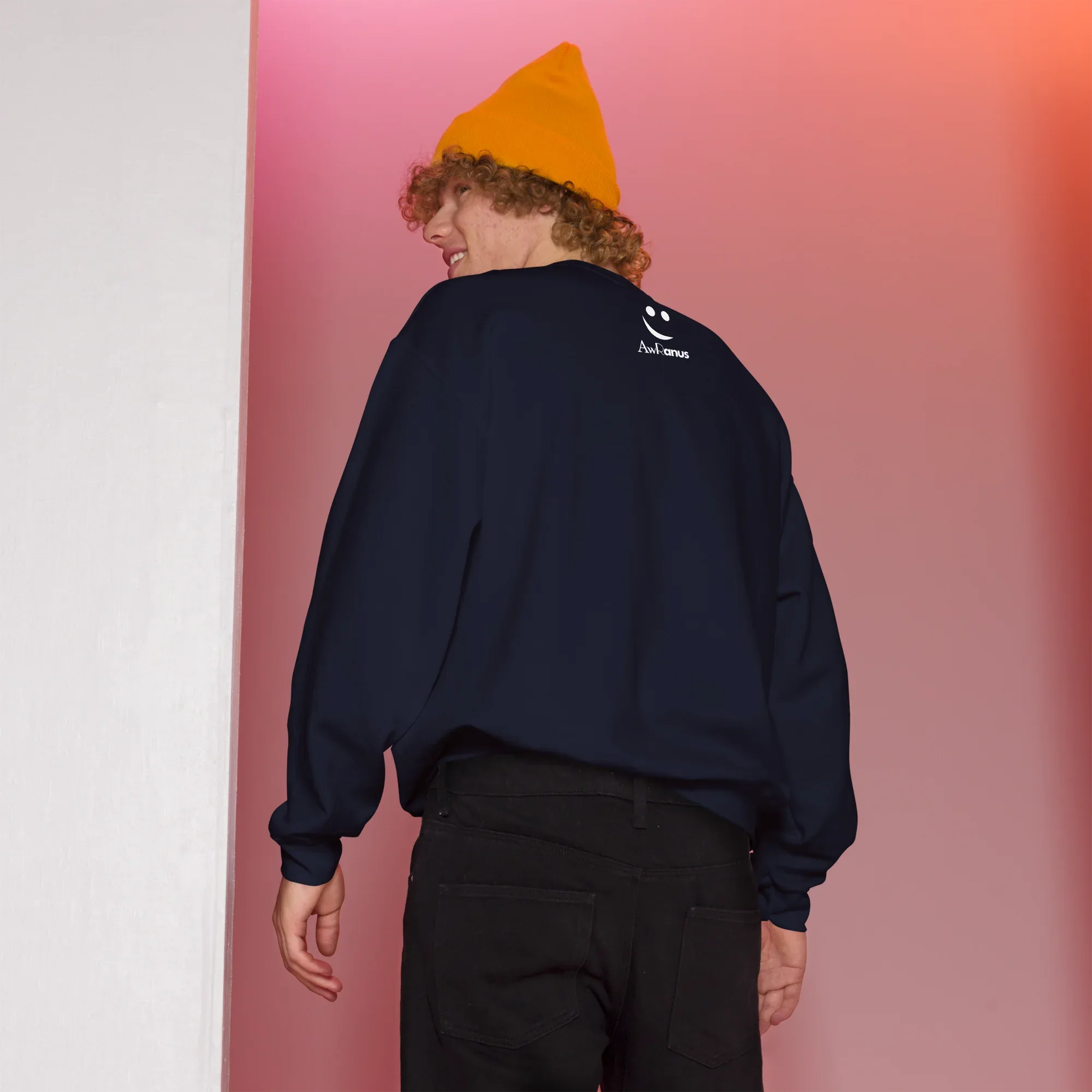 Unisex | Embrace The Journey - Sweatshirt Sweatshirt AwRans Clothing unisex-crew-neck-sweatshirt-navy-back-675198da3300d