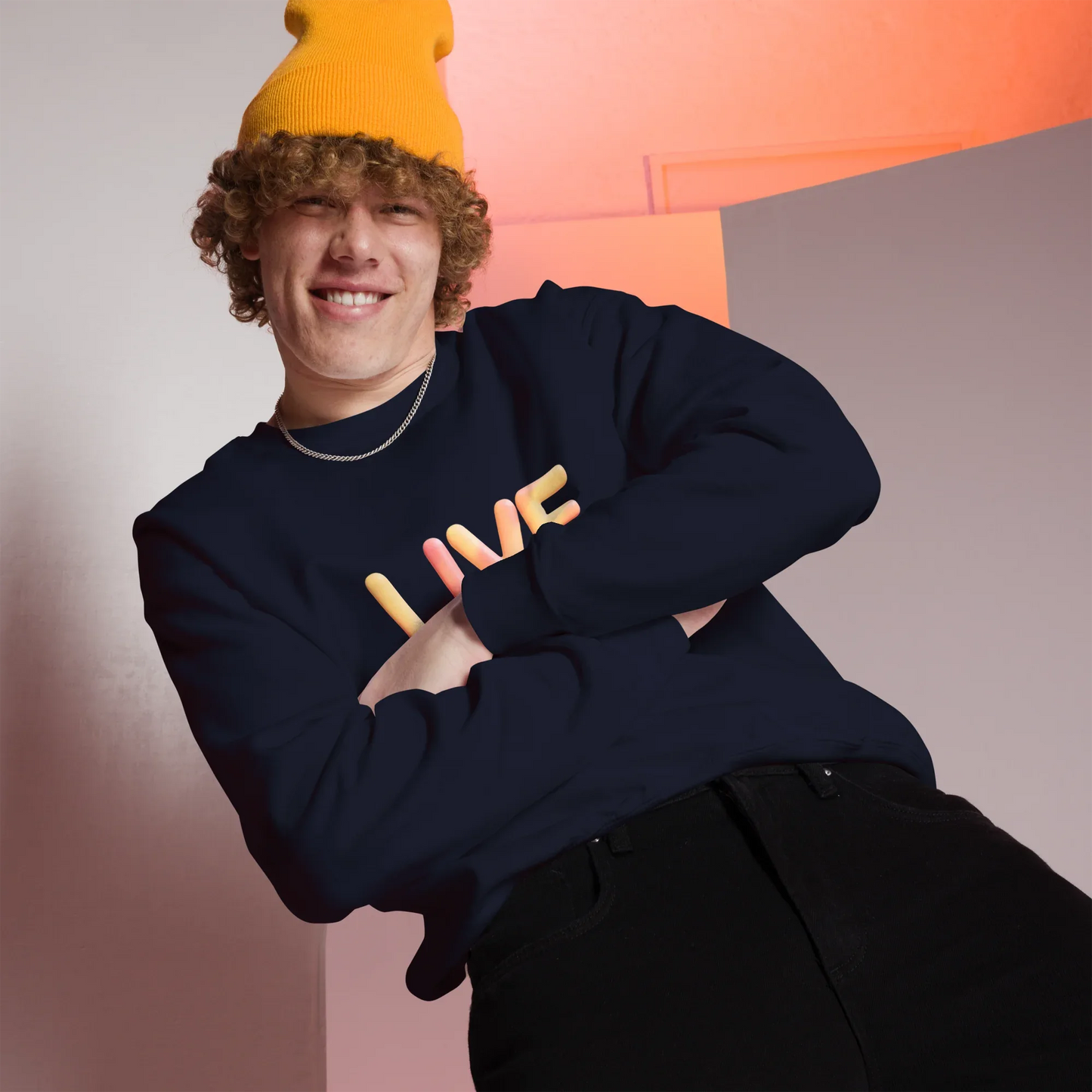 Unisex | Live In The Moment Sweatshirt - AwRans Clothing