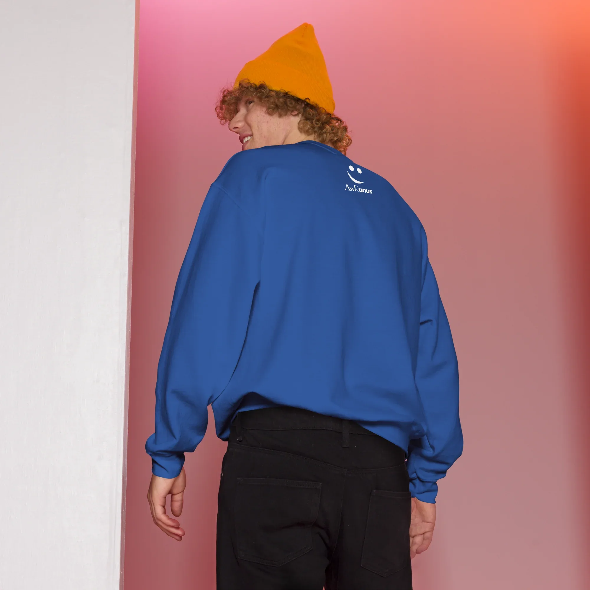 Unisex | Stay Cozy - Sweatshirt Sweatshirt AwRans Clothing unisex-crew-neck-sweatshirt-royal-back-67519418c361a