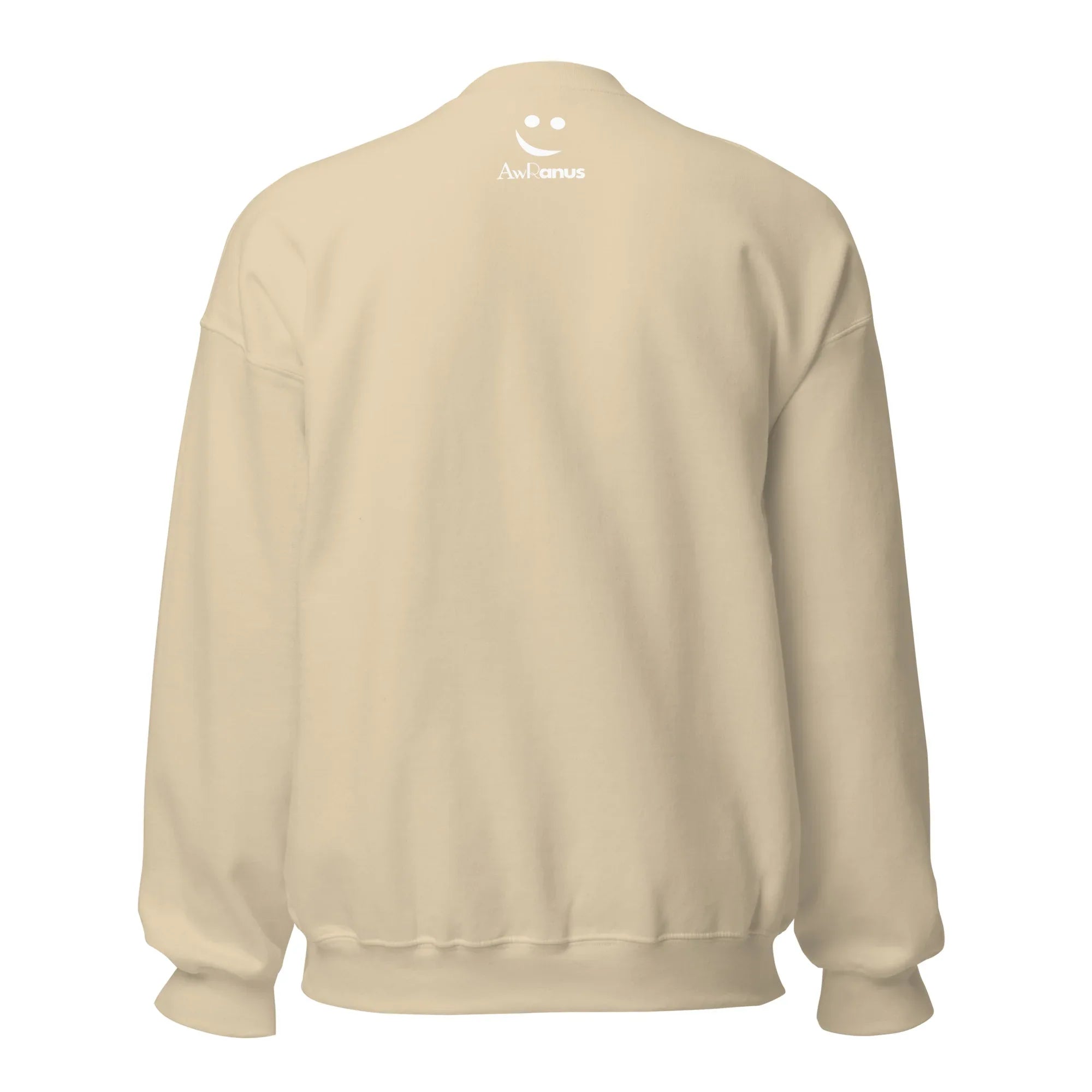 Unisex | Live In The Moment Sweatshirt Sweatshirt AwRans Clothing unisex-crew-neck-sweatshirt-sand-back-6750fe53d02d6