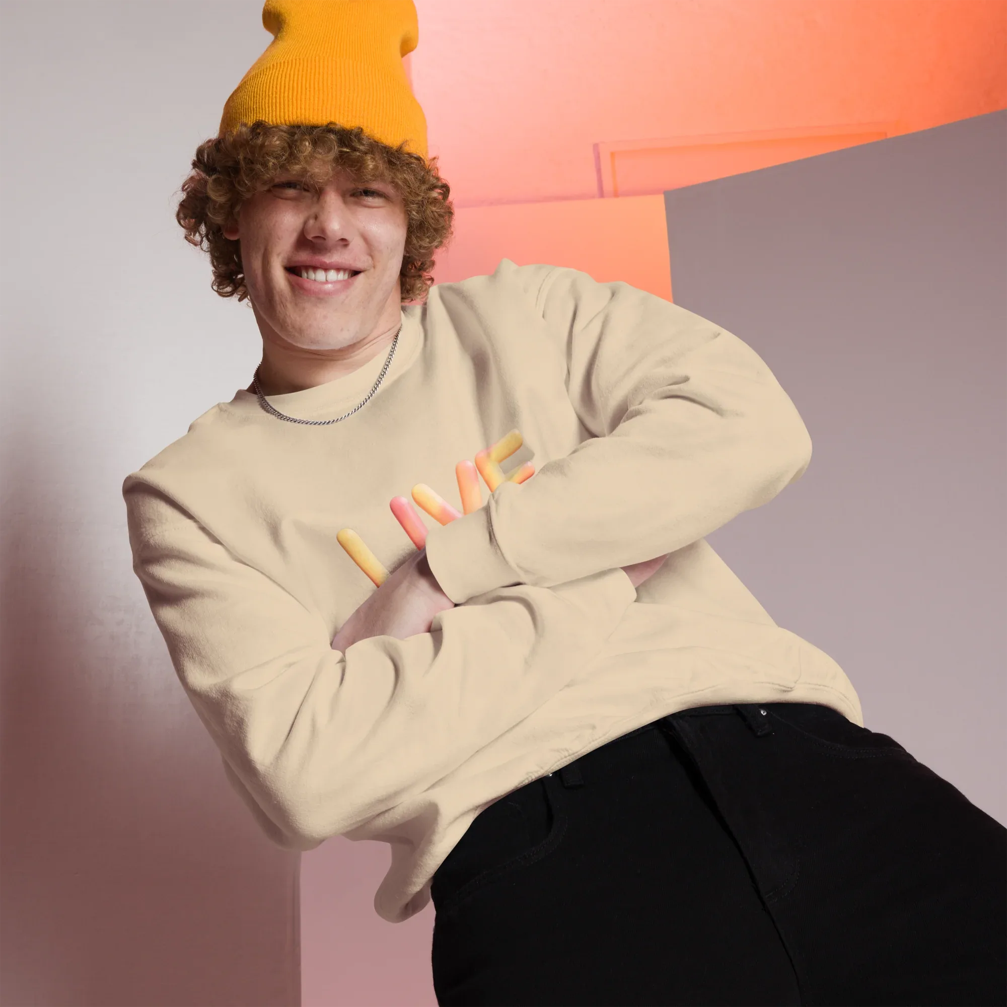 Unisex | Live In The Moment Sweatshirt - AwRans Clothing