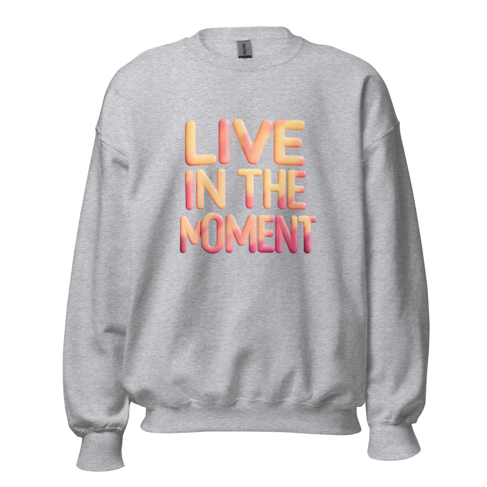 Unisex | Live In The Moment Sweatshirt - AwRans Clothing