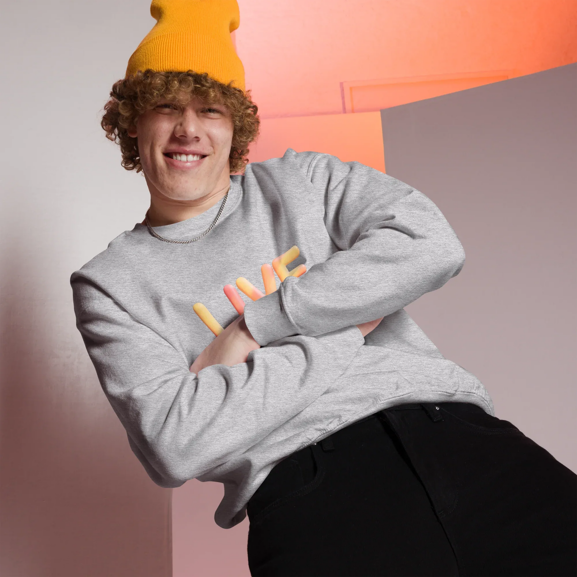 Unisex | Live In The Moment Sweatshirt - AwRans Clothing