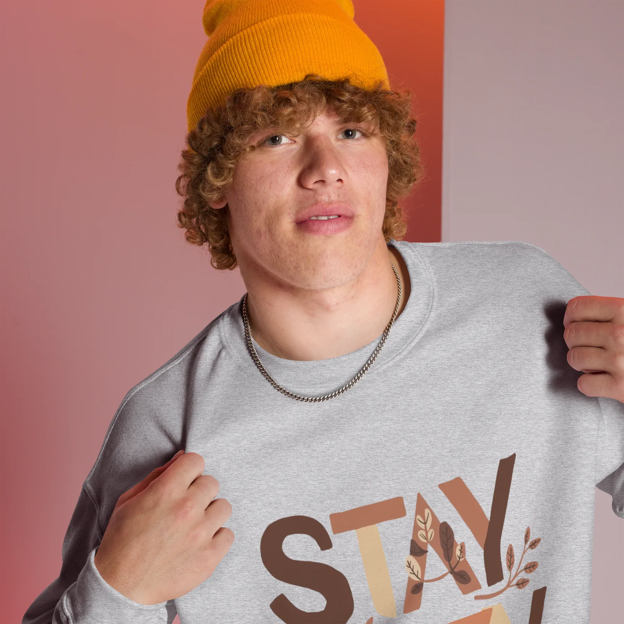 Unisex | Stay Cozy - Sweatshirt Sweatshirt AwRans Clothing unisex-crew-neck-sweatshirt-sport-grey-right-front-675194198ef4a