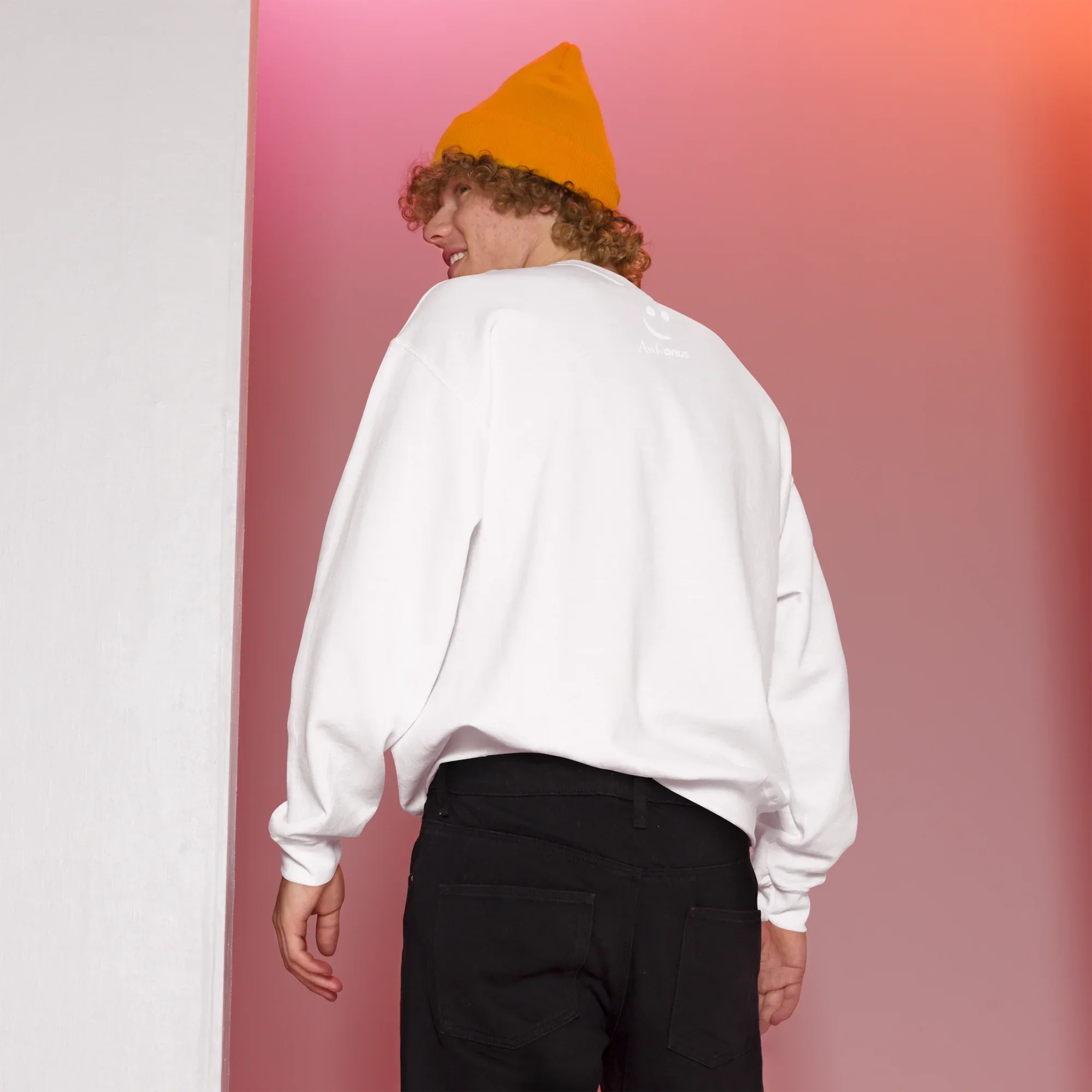 Unisex | Stay Cozy - Sweatshirt Sweatshirt AwRans Clothing unisex-crew-neck-sweatshirt-white-back-6751941a96fbf