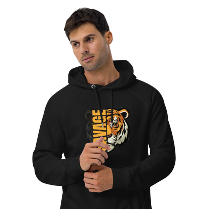 Unisex | Savage Tiger Raglan Hoodie - AwRans Clothing
