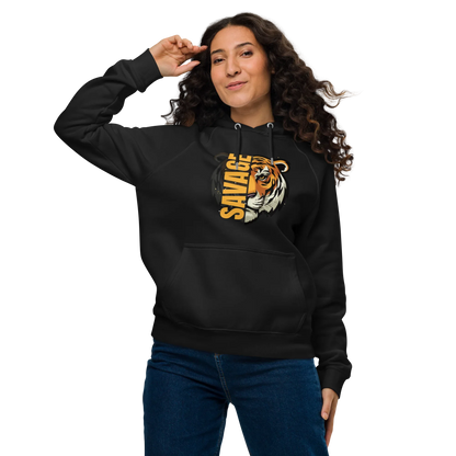 Unisex | Savage Tiger Raglan Hoodie - AwRans Clothing