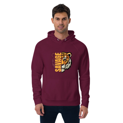 Unisex | Savage Tiger Raglan Hoodie - AwRans Clothing