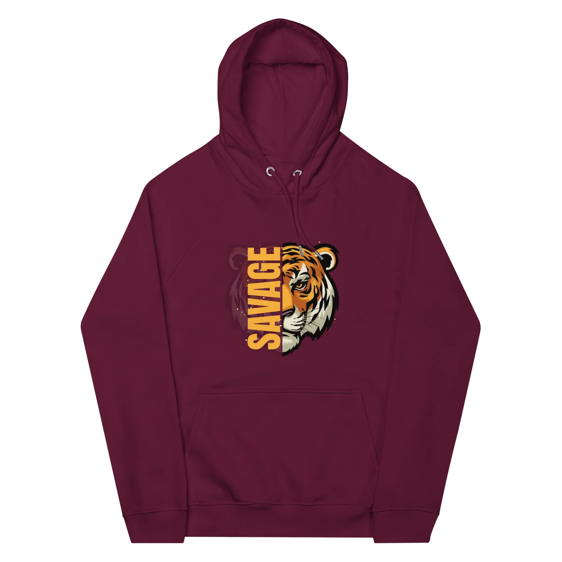 Unisex | Savage Tiger Raglan Hoodie - AwRans Clothing