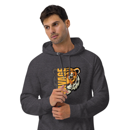 Unisex | Savage Tiger Raglan Hoodie - AwRans Clothing