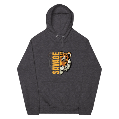 Unisex | Savage Tiger Raglan Hoodie - AwRans Clothing