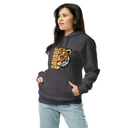 Unisex | Savage Tiger Raglan Hoodie - AwRans Clothing