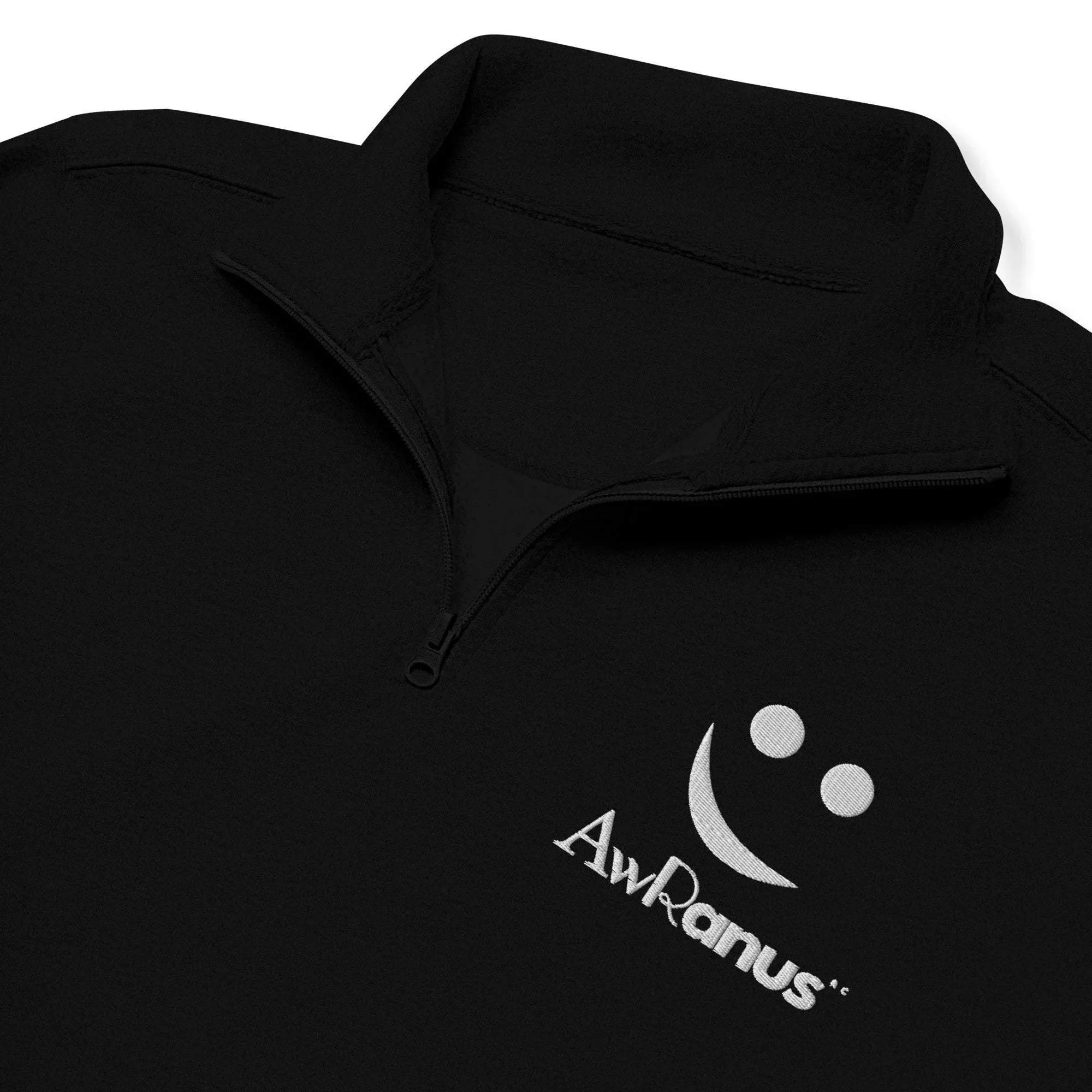 Unisex Fleece Pullover | AwRans pullover AwRans Clothing unisex-fleece-pullover-black-product-details-678f54937fb7b
