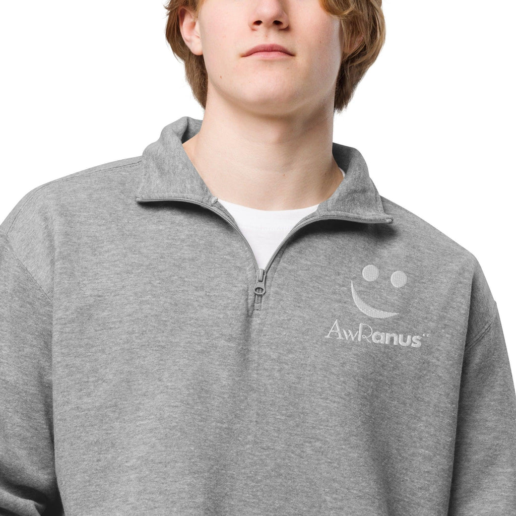 Unisex Fleece Pullover | AwRans pullover AwRans Clothing unisex-fleece-pullover-carbon-grey-zoomed-in-678f54937fc0f