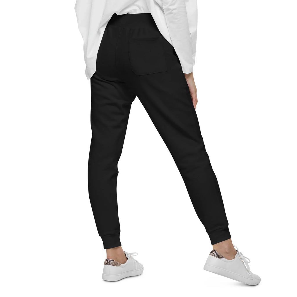 AwRans | Premium Unisex Fleece Sweatpants fleece sweatpants AwRans Clothing unisex-fleece-sweatpants-black-back-688d5141943ad