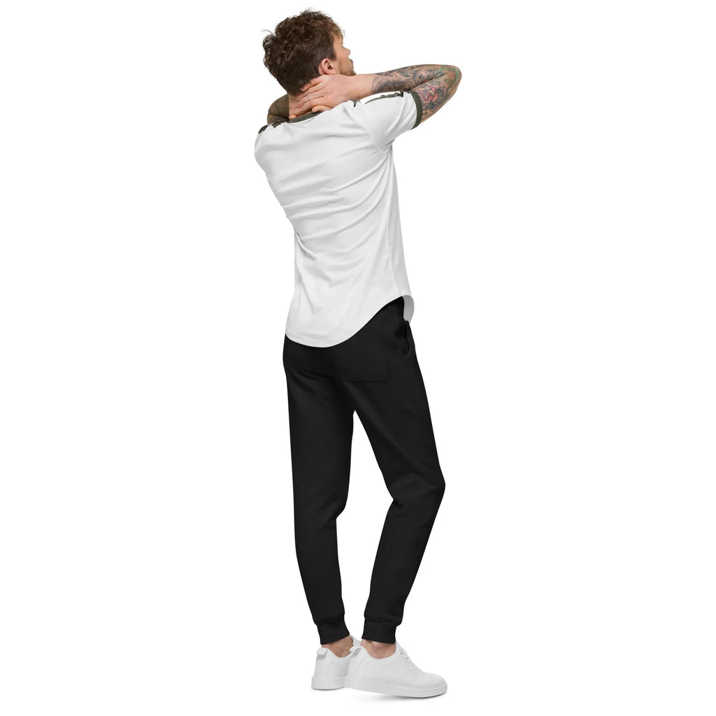 AwRans | Premium Unisex Fleece Sweatpants fleece sweatpants AwRans Clothing unisex-fleece-sweatpants-black-back-688d514194614
