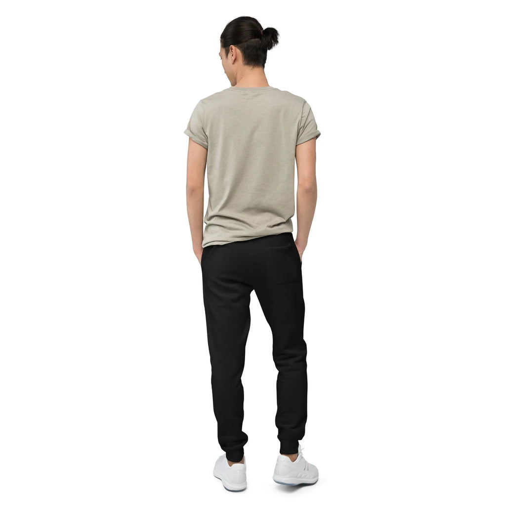 AwRans | Premium Unisex Fleece Sweatpants fleece sweatpants AwRans Clothing unisex-fleece-sweatpants-black-back-688d514194676