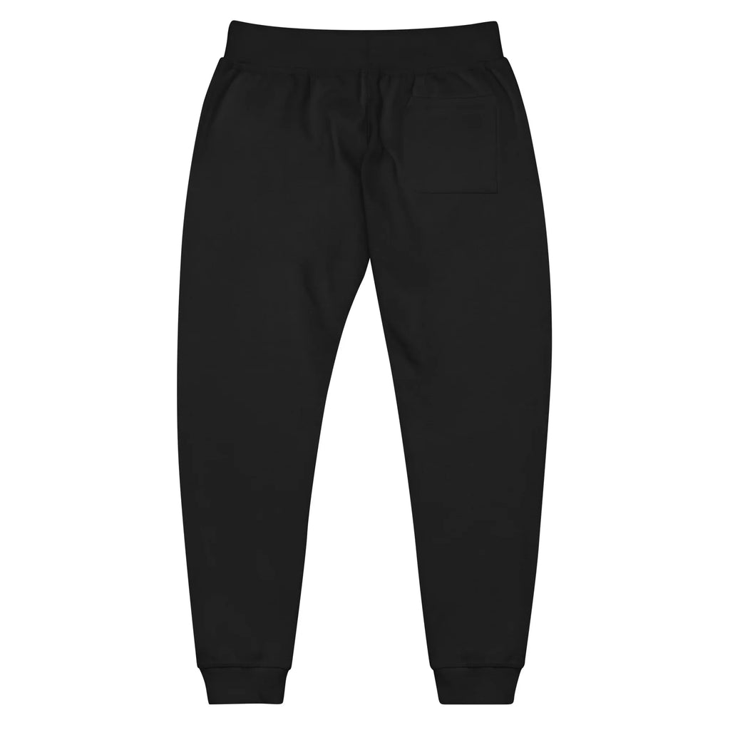 AwRans | Premium Unisex Fleece Sweatpants fleece sweatpants AwRans Clothing unisex-fleece-sweatpants-black-back-688d5141948fb