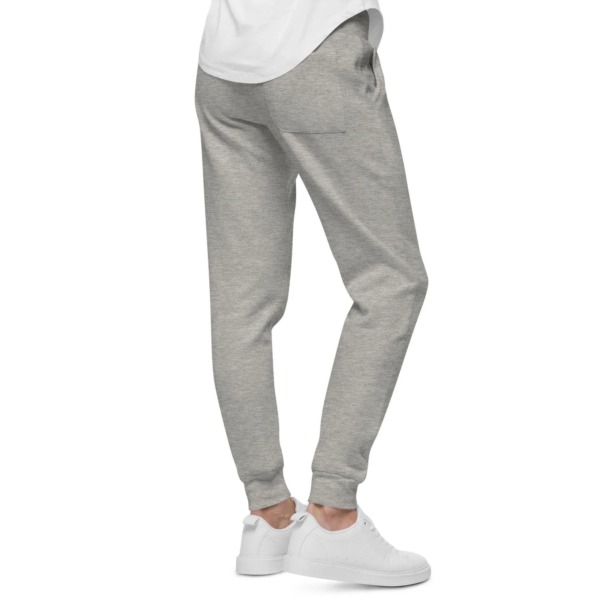 AwRans | Premium Unisex Fleece Sweatpants fleece sweatpants AwRans Clothing unisex-fleece-sweatpants-carbon-grey-back-688d5141926a7