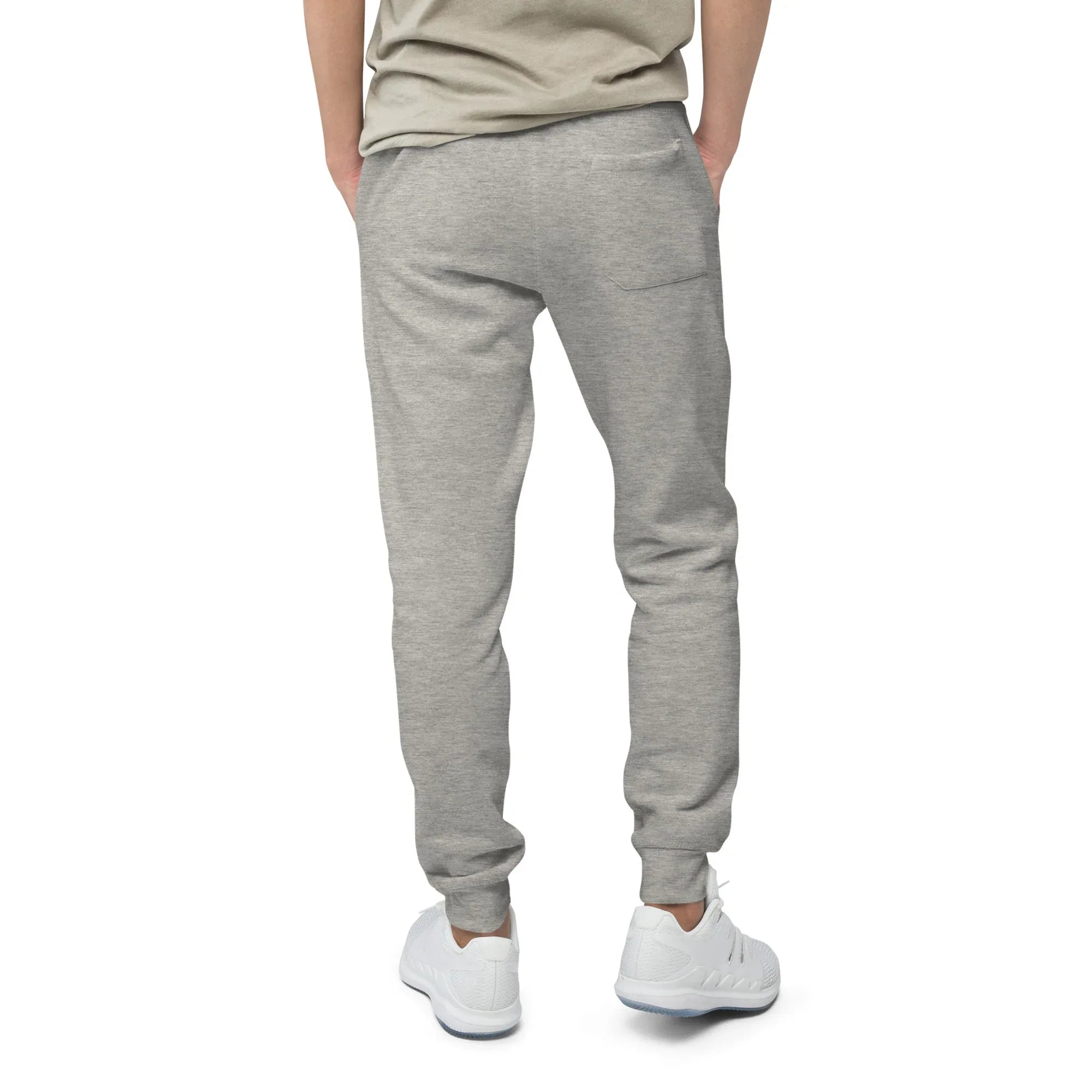 AwRans | Premium Unisex Fleece Sweatpants fleece sweatpants AwRans Clothing unisex-fleece-sweatpants-carbon-grey-back-688d514192786