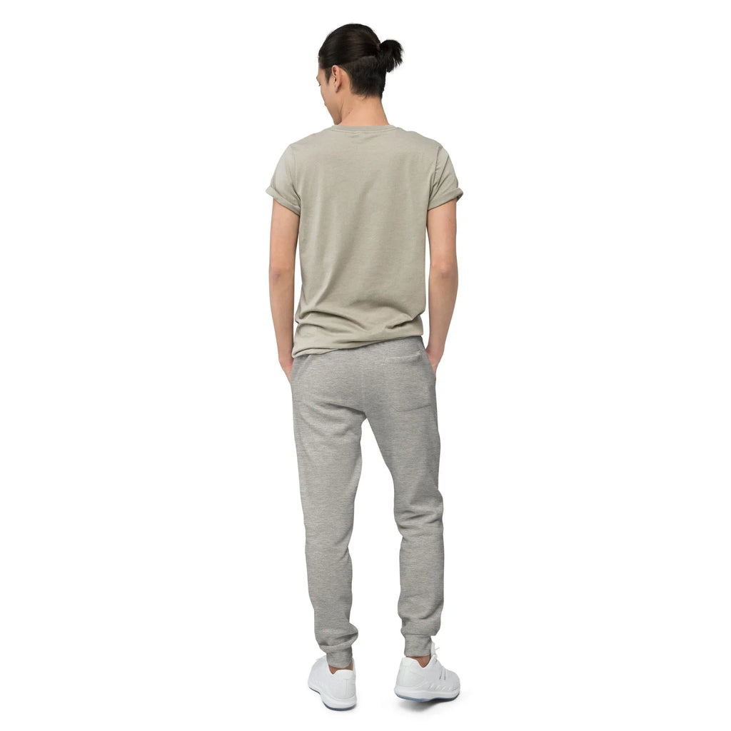 AwRans | Premium Unisex Fleece Sweatpants fleece sweatpants AwRans Clothing unisex-fleece-sweatpants-carbon-grey-back-688d51419287d
