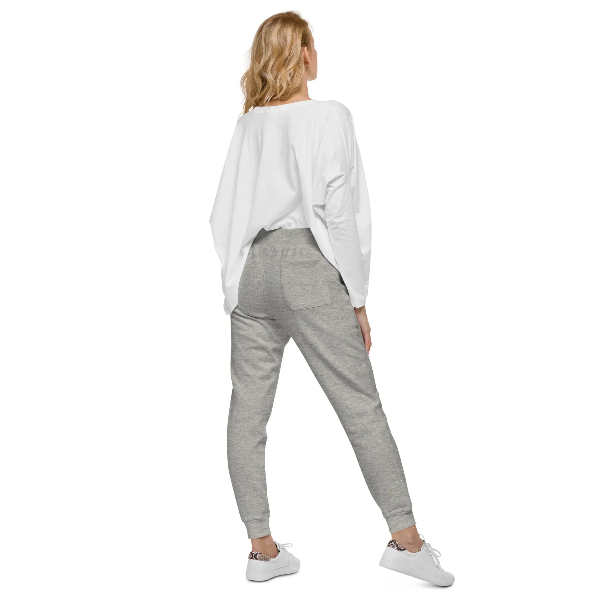 AwRans | Premium Unisex Fleece Sweatpants fleece sweatpants AwRans Clothing unisex-fleece-sweatpants-carbon-grey-back-688d5141928e9