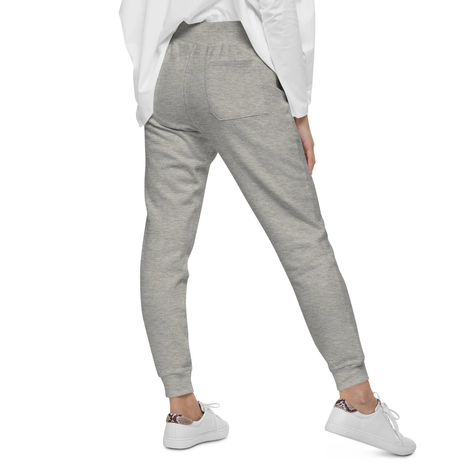 AwRans | Premium Unisex Fleece Sweatpants fleece sweatpants AwRans Clothing unisex-fleece-sweatpants-carbon-grey-back-688d514192a4a