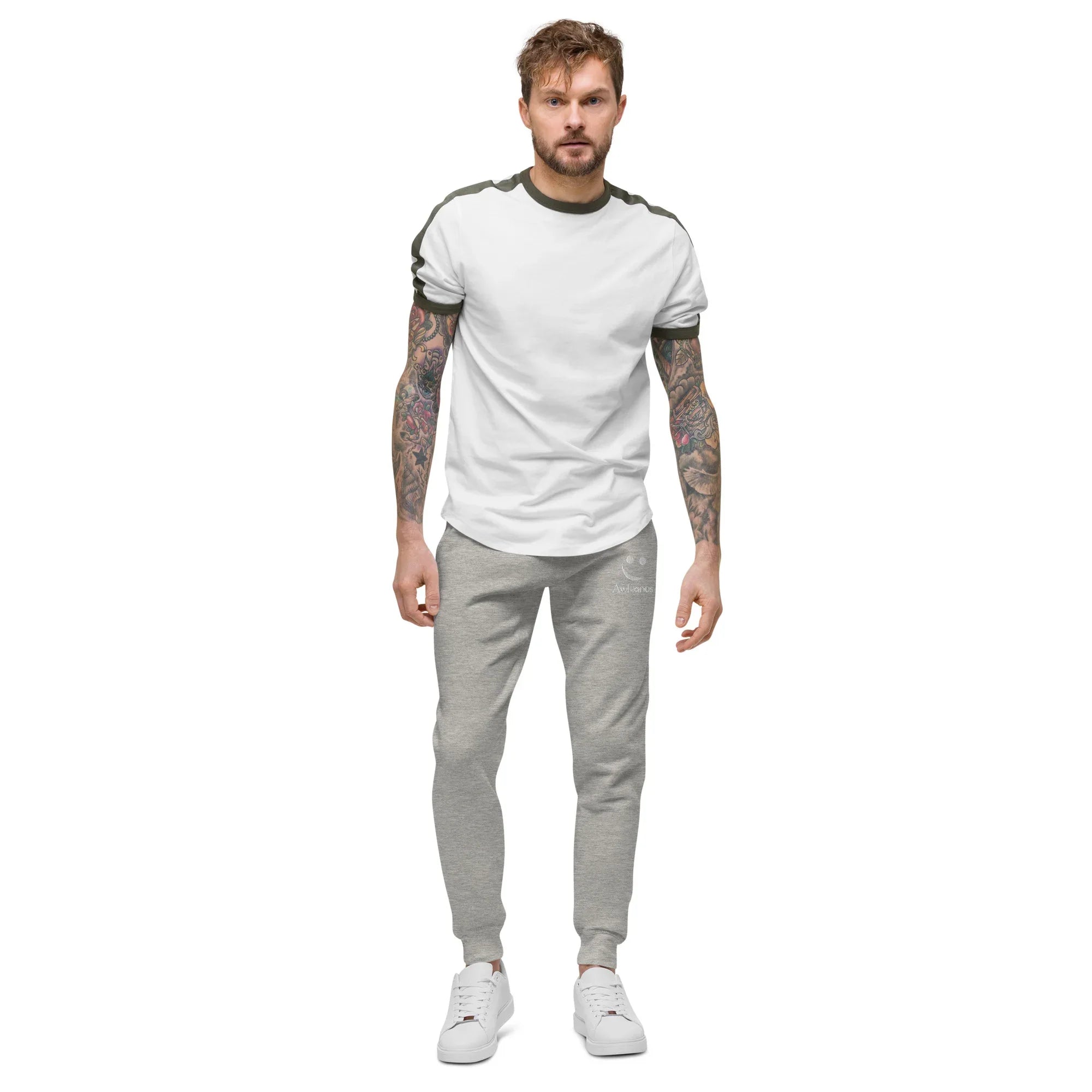 AwRans | Premium Unisex Fleece Sweatpants fleece sweatpants AwRans Clothing unisex-fleece-sweatpants-carbon-grey-front-688d5141925bf