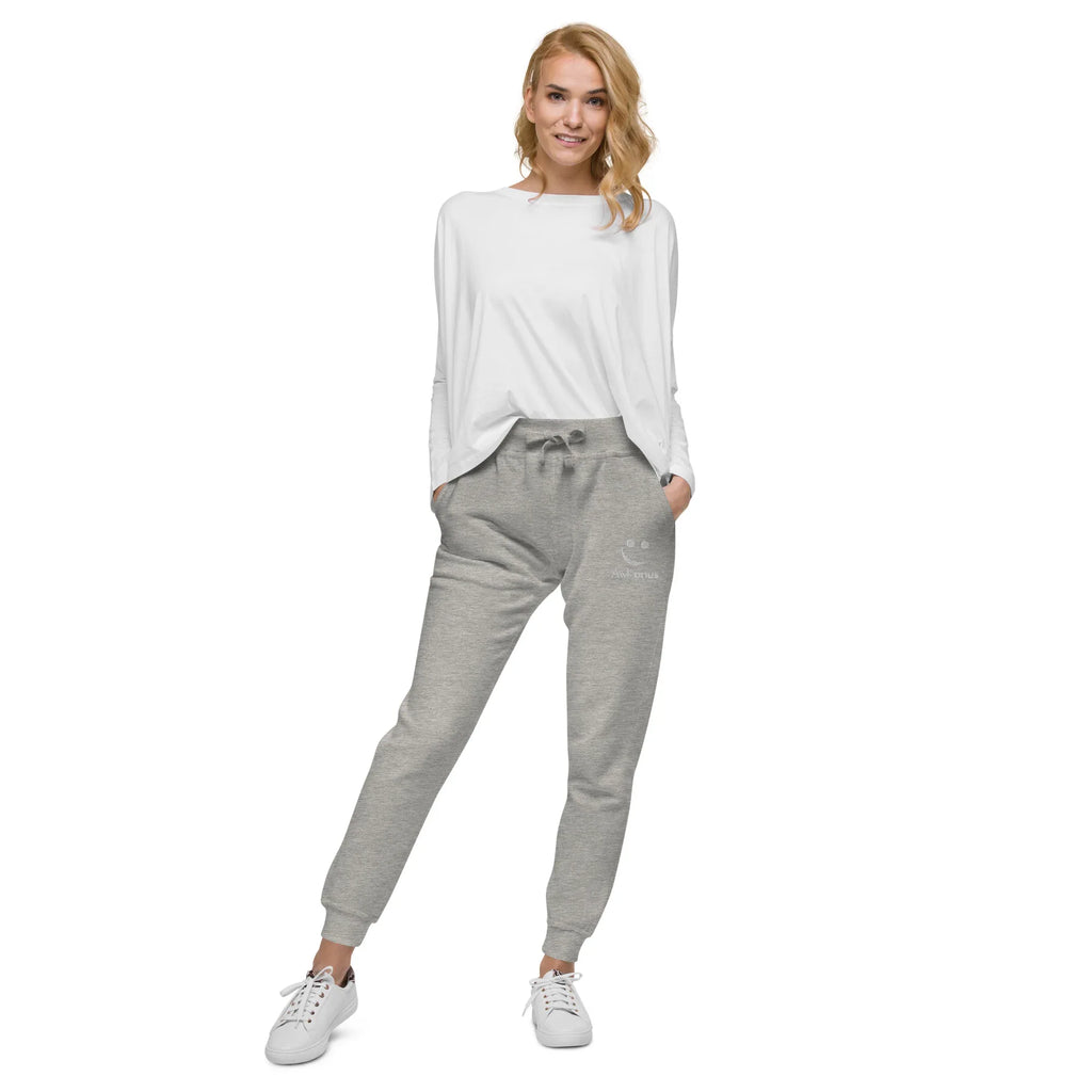 AwRans | Premium Unisex Fleece Sweatpants fleece sweatpants AwRans Clothing unisex-fleece-sweatpants-carbon-grey-front-688d514192960