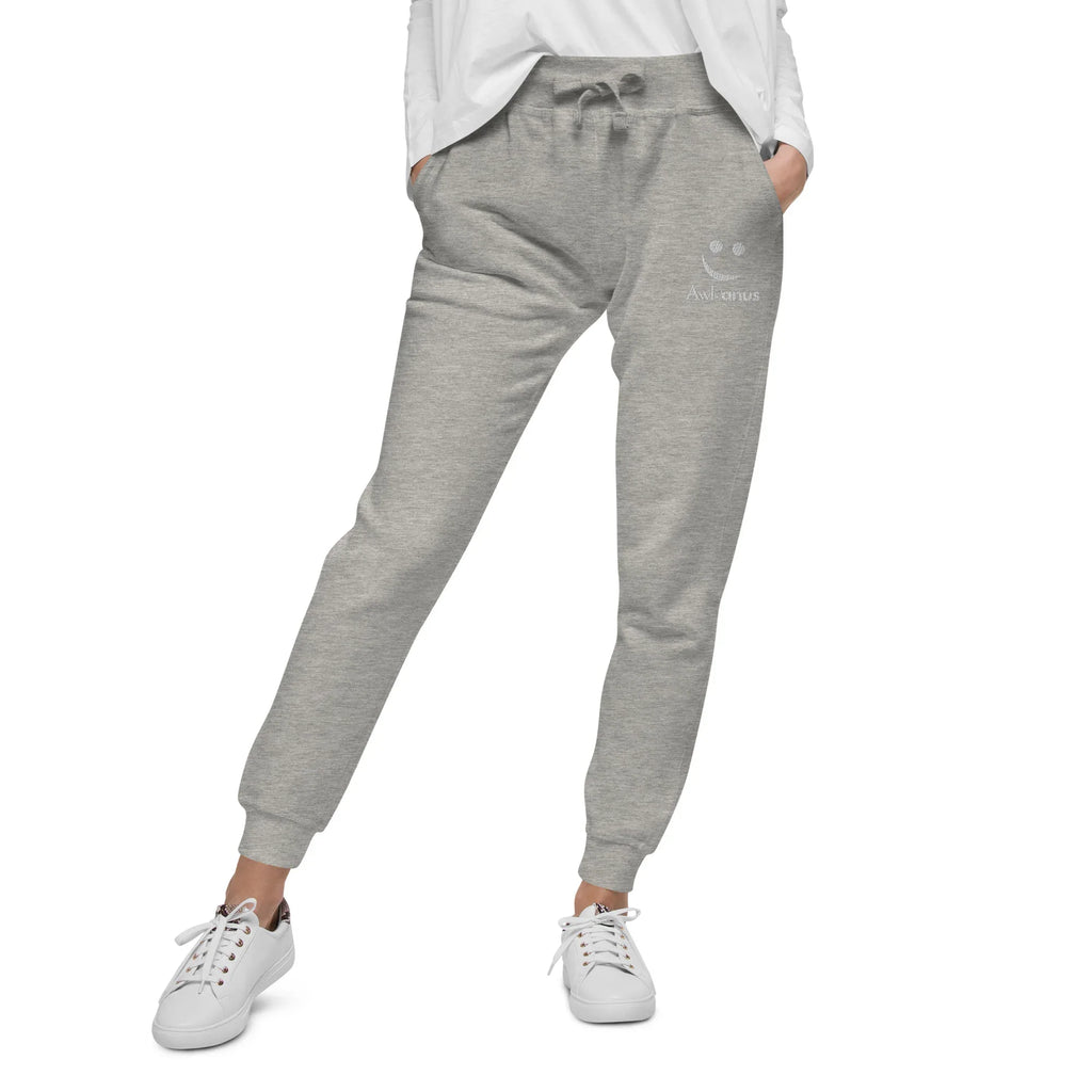 AwRans | Premium Unisex Fleece Sweatpants fleece sweatpants AwRans Clothing unisex-fleece-sweatpants-carbon-grey-front-688d5141929d7