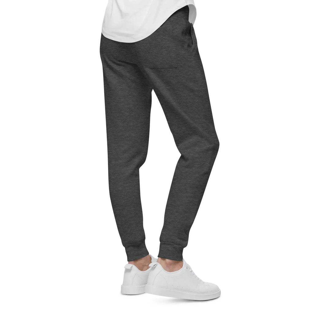 AwRans | Premium Unisex Fleece Sweatpants fleece sweatpants AwRans Clothing unisex-fleece-sweatpants-charcoal-heather-back-688d514193049
