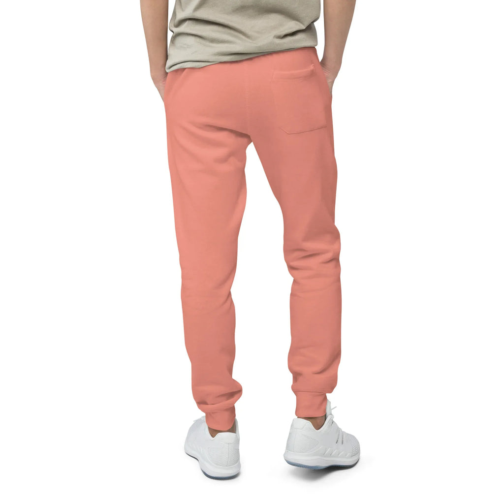 AwRans | Premium Unisex Fleece Sweatpants fleece sweatpants AwRans Clothing unisex-fleece-sweatpants-dusty-rose-back-688d514192b86