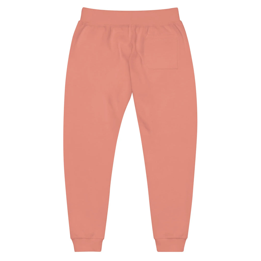 AwRans | Premium Unisex Fleece Sweatpants fleece sweatpants AwRans Clothing unisex-fleece-sweatpants-dusty-rose-back-688d5141952bf