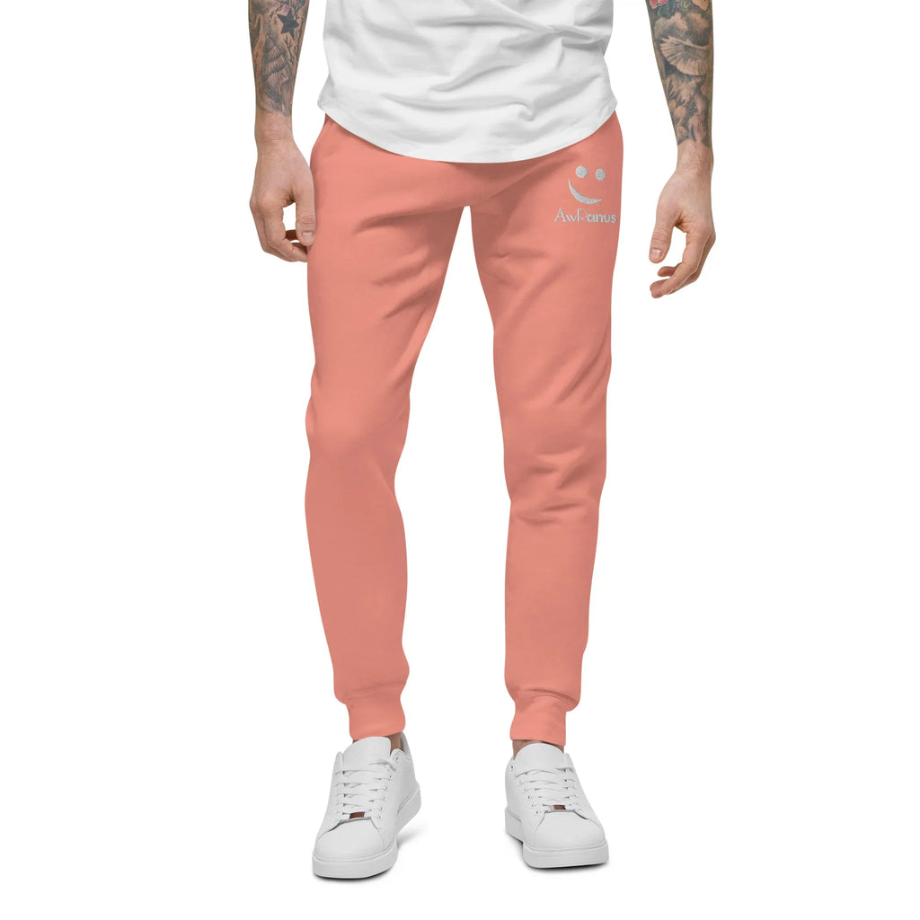 AwRans | Premium Unisex Fleece Sweatpants fleece sweatpants AwRans Clothing unisex-fleece-sweatpants-dusty-rose-front-688d514192be6