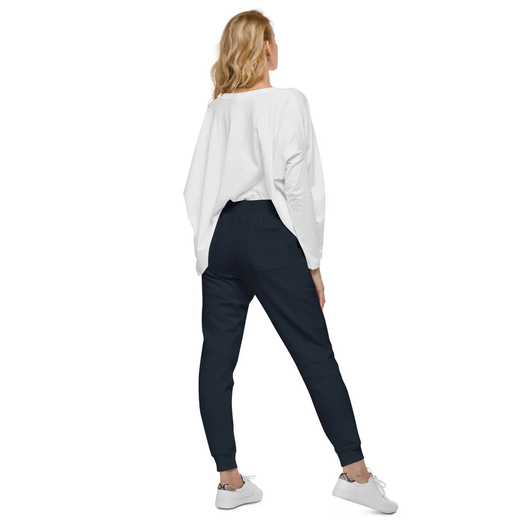 AwRans | Premium Unisex Fleece Sweatpants fleece sweatpants AwRans Clothing unisex-fleece-sweatpants-navy-blazer-back-688d5141945b1