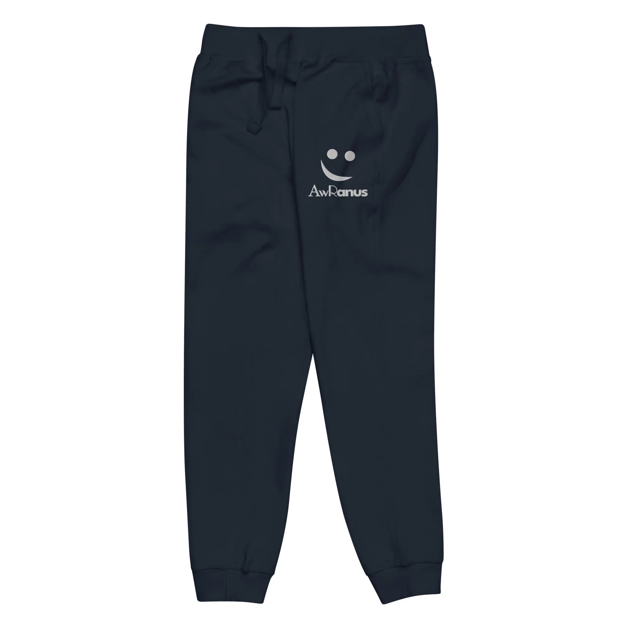 AwRans | Premium Unisex Fleece Sweatpants fleece sweatpants AwRans Clothing unisex-fleece-sweatpants-navy-blazer-front-left-688d514194b4b