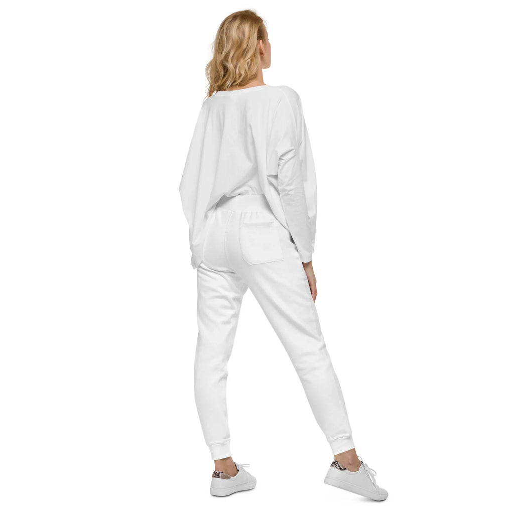 AwRans | Premium Unisex Fleece Sweatpants fleece sweatpants AwRans Clothing unisex-fleece-sweatpants-white-back-688d5141923b4